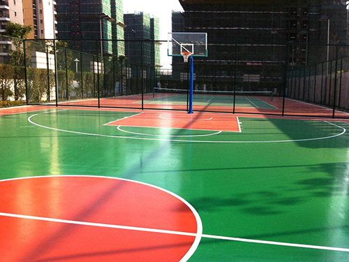 威海篮球场地坪